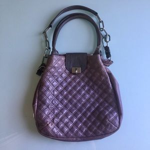 Marc Jacobs large lavender quilted bag